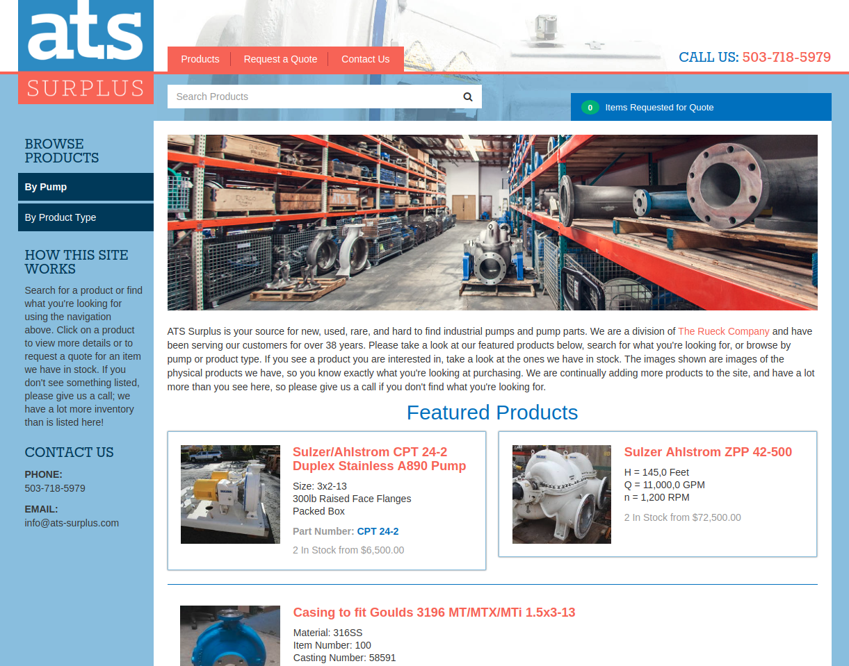 ATS Surplus Main Page